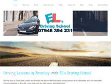 Tablet Screenshot of elsdrivingschool.co.uk